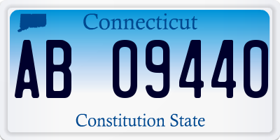 CT license plate AB09440