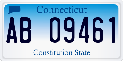 CT license plate AB09461