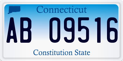 CT license plate AB09516
