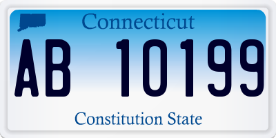 CT license plate AB10199