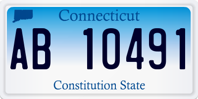 CT license plate AB10491