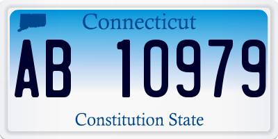 CT license plate AB10979