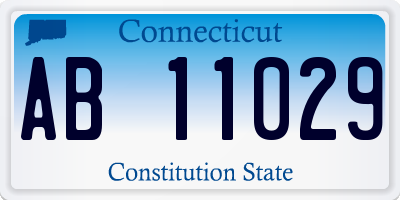 CT license plate AB11029