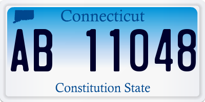 CT license plate AB11048