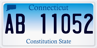 CT license plate AB11052