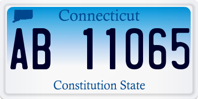 CT license plate AB11065