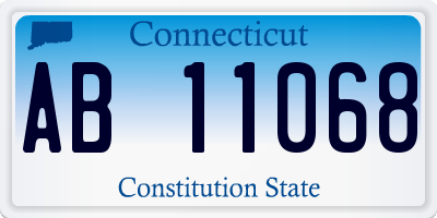 CT license plate AB11068