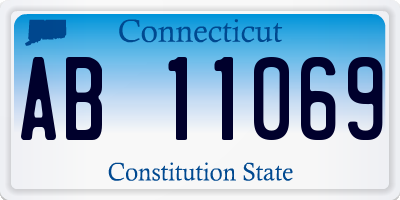 CT license plate AB11069