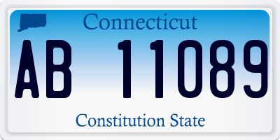 CT license plate AB11089