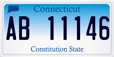 CT license plate AB11146