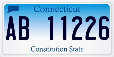 CT license plate AB11226