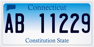 CT license plate AB11229