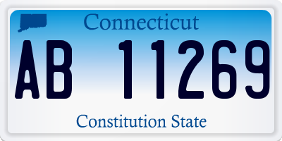 CT license plate AB11269