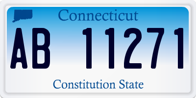 CT license plate AB11271