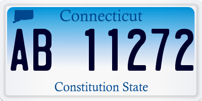 CT license plate AB11272