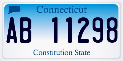 CT license plate AB11298