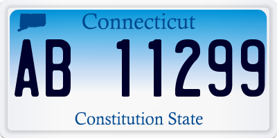 CT license plate AB11299