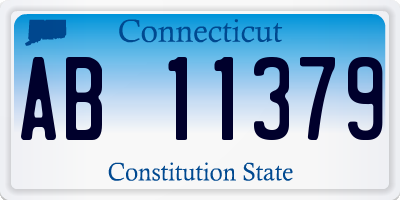 CT license plate AB11379