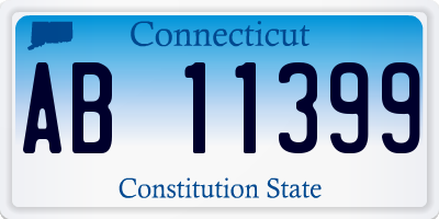 CT license plate AB11399