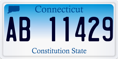 CT license plate AB11429