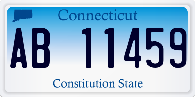 CT license plate AB11459