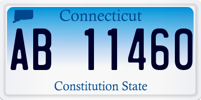 CT license plate AB11460