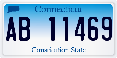 CT license plate AB11469