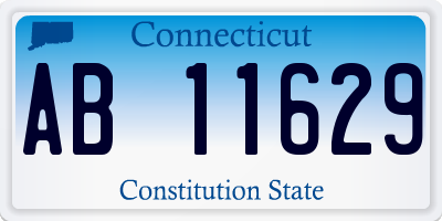 CT license plate AB11629