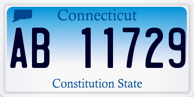 CT license plate AB11729