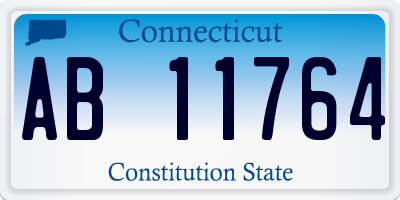 CT license plate AB11764