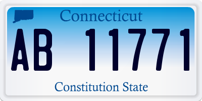 CT license plate AB11771