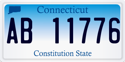CT license plate AB11776