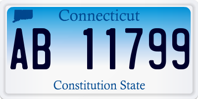 CT license plate AB11799