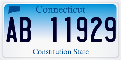 CT license plate AB11929