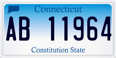 CT license plate AB11964