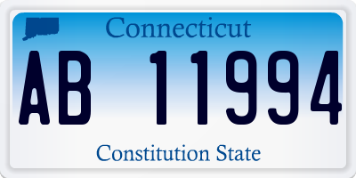 CT license plate AB11994