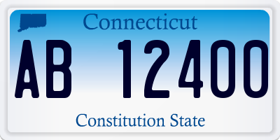 CT license plate AB12400