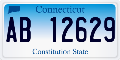 CT license plate AB12629