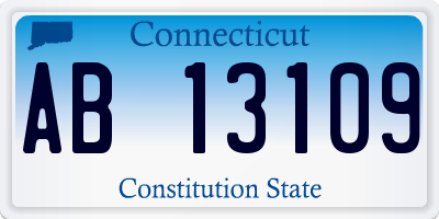 CT license plate AB13109