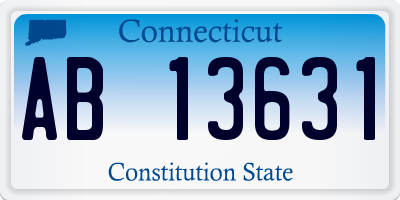 CT license plate AB13631