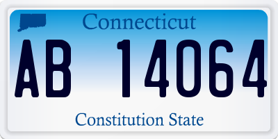 CT license plate AB14064