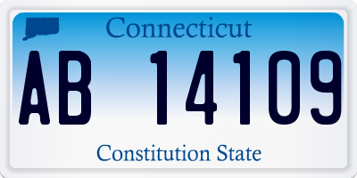CT license plate AB14109