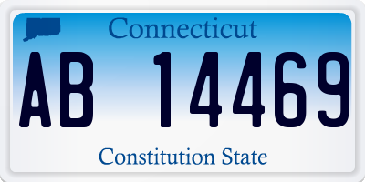 CT license plate AB14469