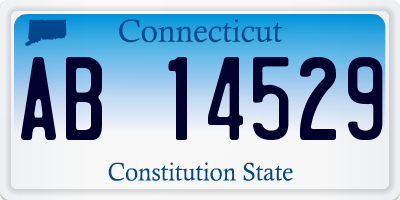 CT license plate AB14529