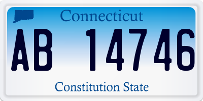 CT license plate AB14746