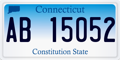 CT license plate AB15052