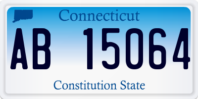 CT license plate AB15064