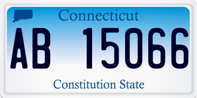 CT license plate AB15066