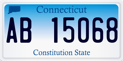 CT license plate AB15068