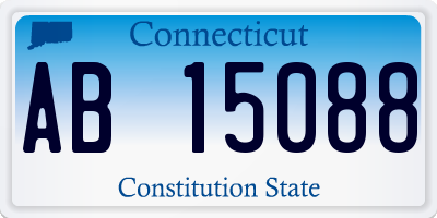 CT license plate AB15088